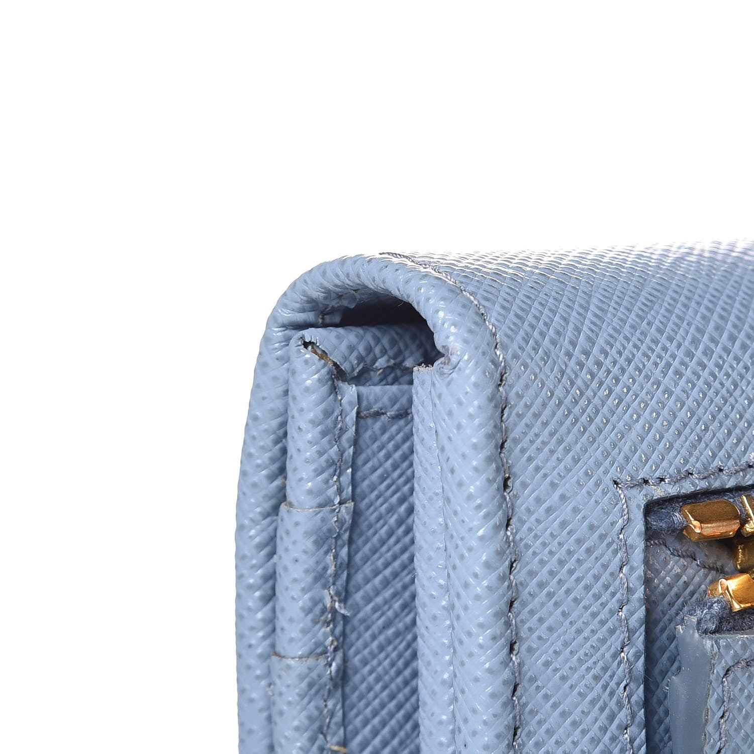 Prada Saffiano Metal Continental Flap Travel Wallet Astrale 7 of 11