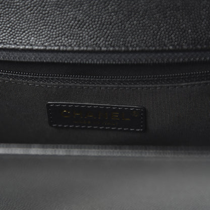 Chanel Caviar Quilted New Medium Boy Flap Black 8 of 10