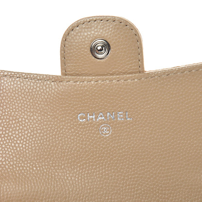 Chanel Caviar Quilted Flap Card Holder Beige 6 of 9