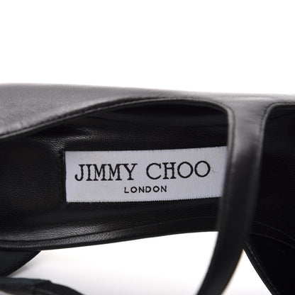 Jimmy Choo Nappa Davos 85 Pumps 38 Black 8 of 9