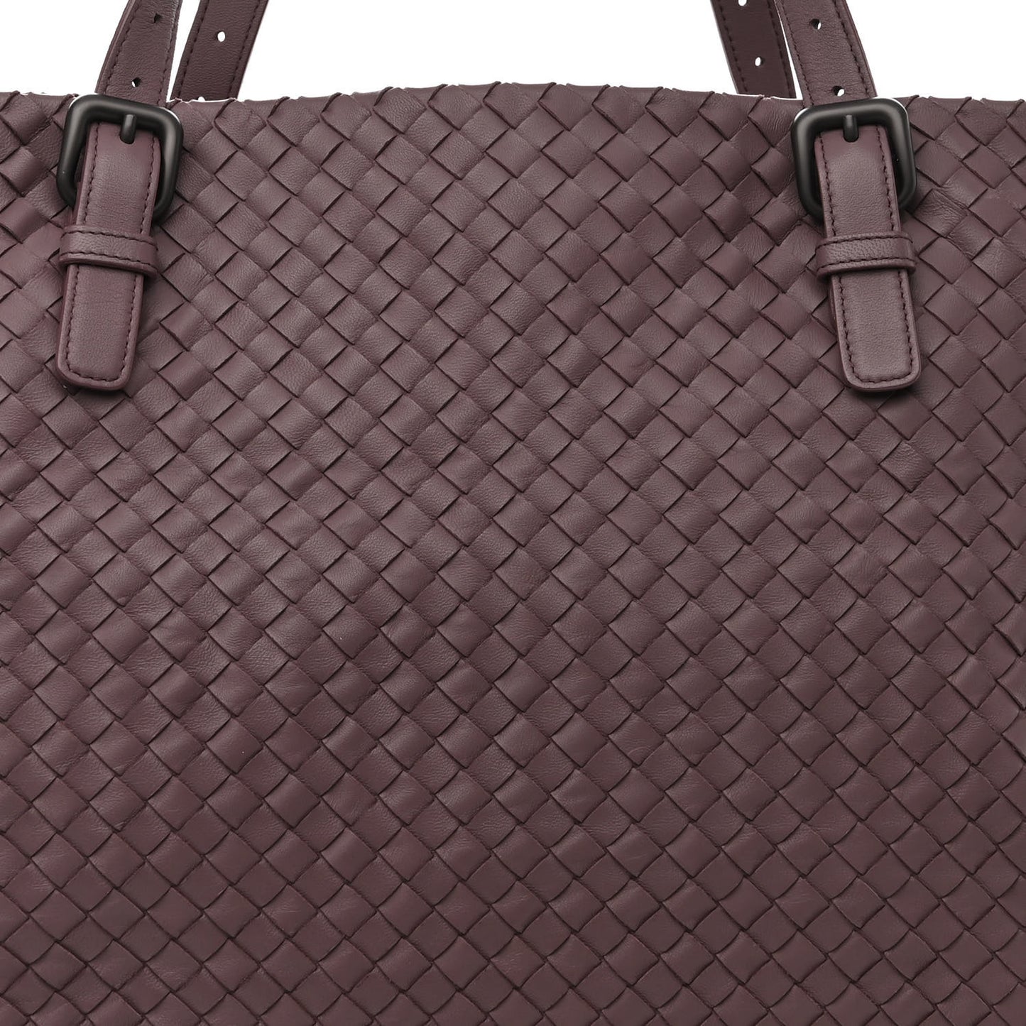 Nappa Intrecciato Large Cesta Tote Violet