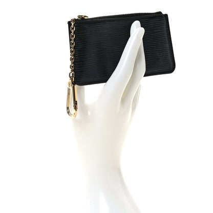 Louis Vuitton Epi Key Pouch Black 2 of 9