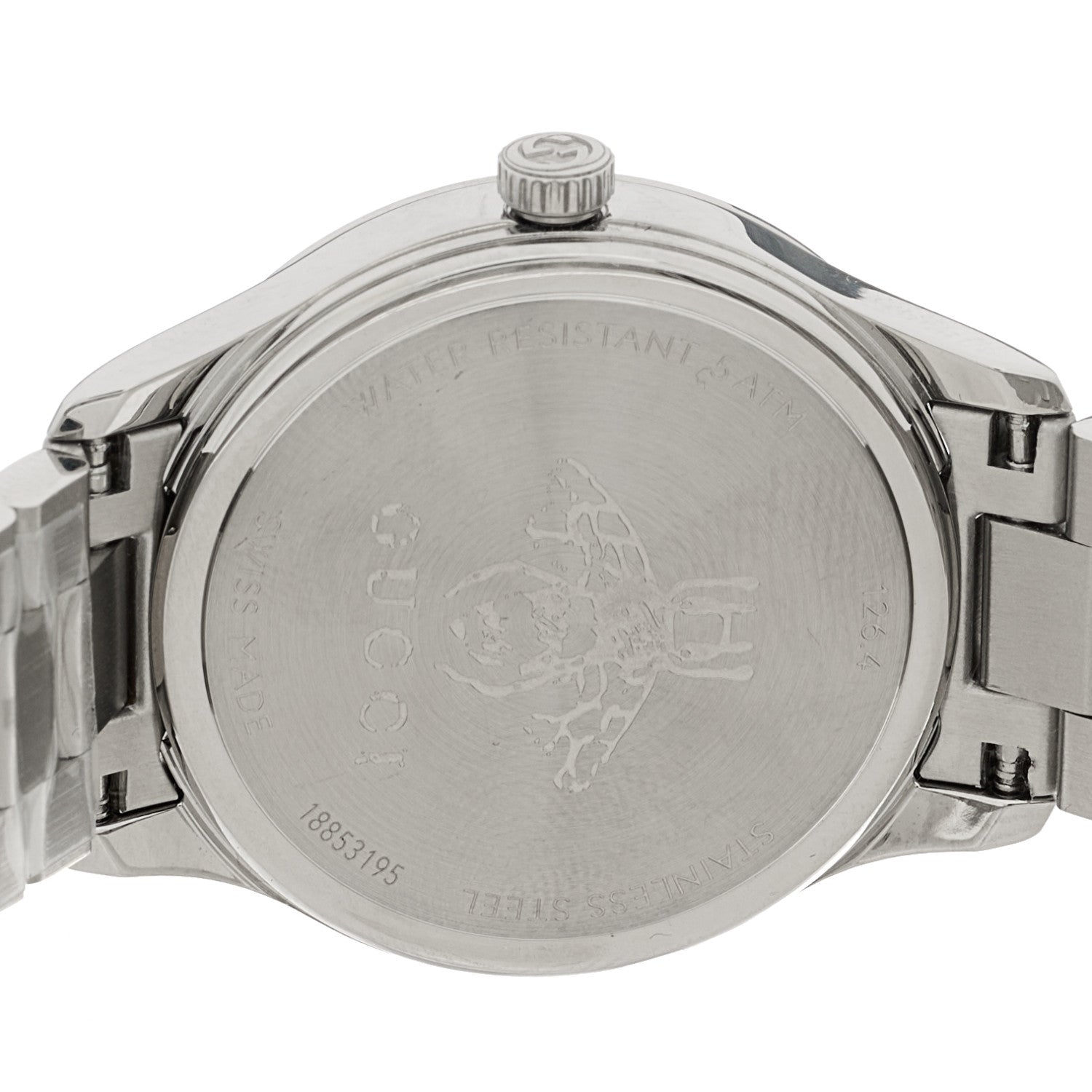 Gucci Stainless Steel Malachite 32mm G-Timeless Bee Quartz Watch 4 of 5