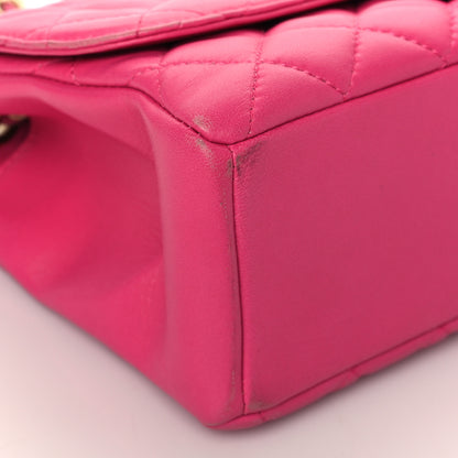 Chanel Lambskin Quilted Medium Mademoiselle Chic Flap Pink 9 of 12