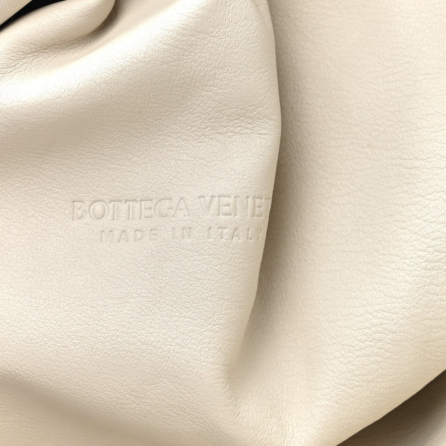 Smooth Butter Calf The Pouch Oversized Clutch Plaster