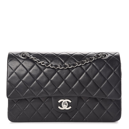 Chanel Lambskin Quilted Medium Double Flap Black 1 of 19
