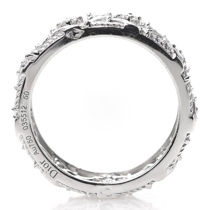 Christian Dior 18K White Gold Diamond My Dior Ring 50 5.25 4 of 4