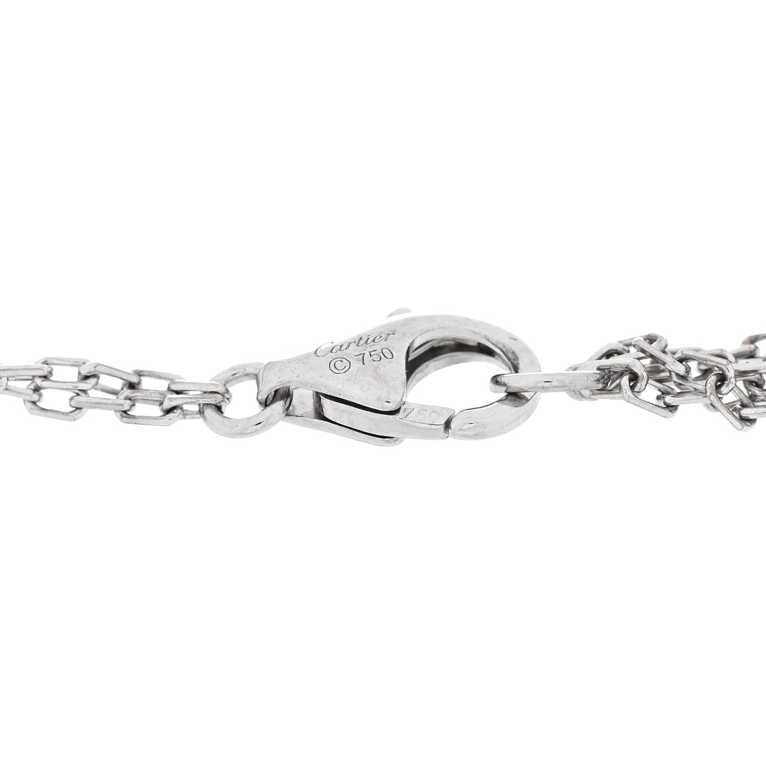 Cartier 18K White Gold Diamond LOVE Bracelet 4 of 4