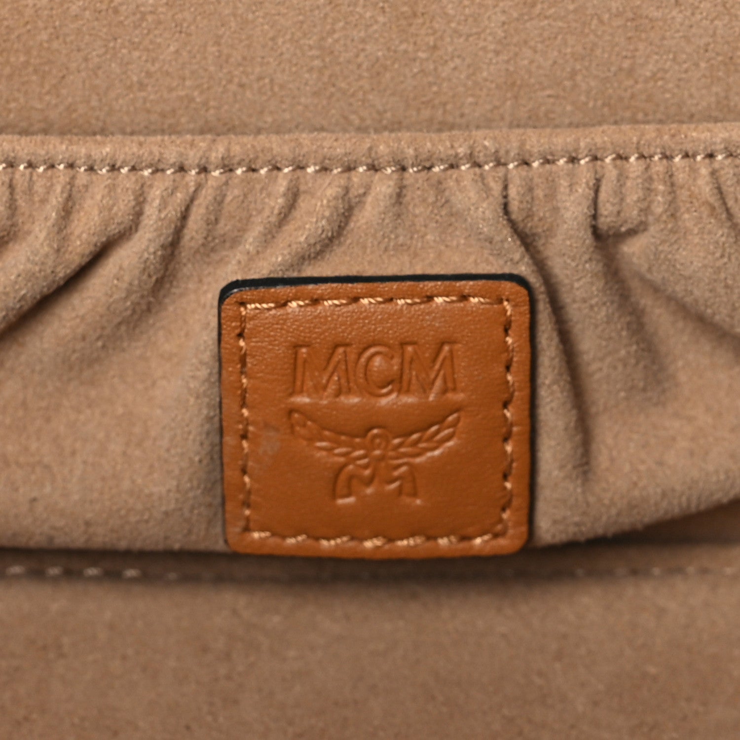 MCM Visetos Rockstar Vanity Case Cognac 6 of 11