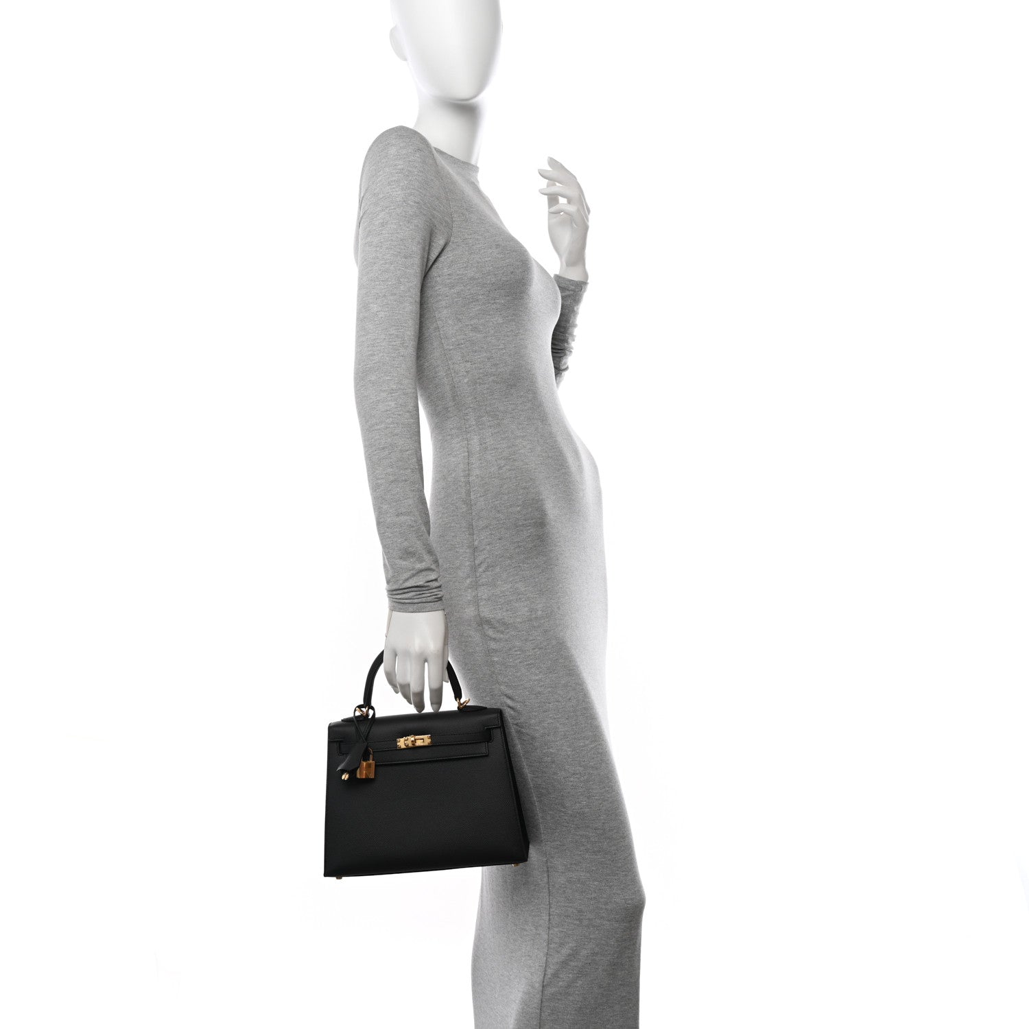 Hermes Epsom Kelly Sellier 25 Black 2 of 13