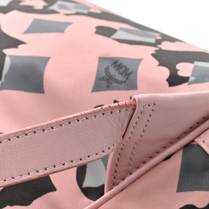 MCM Nylon Camo Backpack Pink Blush 13 of 19