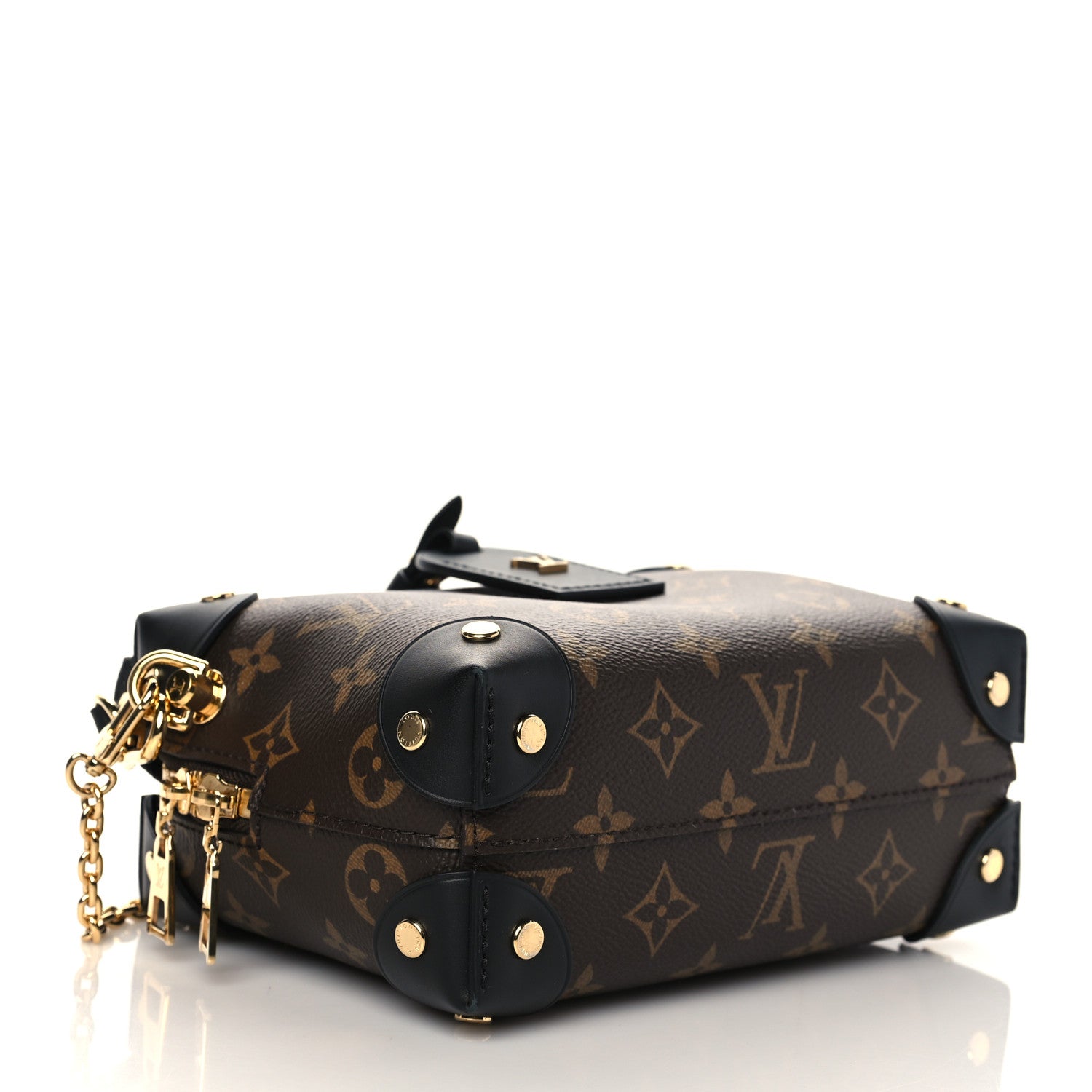Louis Vuitton Monogram Petite Malle Souple Black 4 of 6