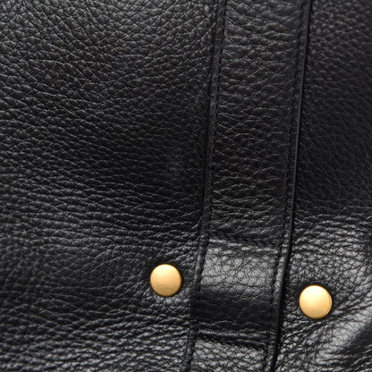 Saint Laurent Calfskin Suede Large Muse Two Black 12 of 12
