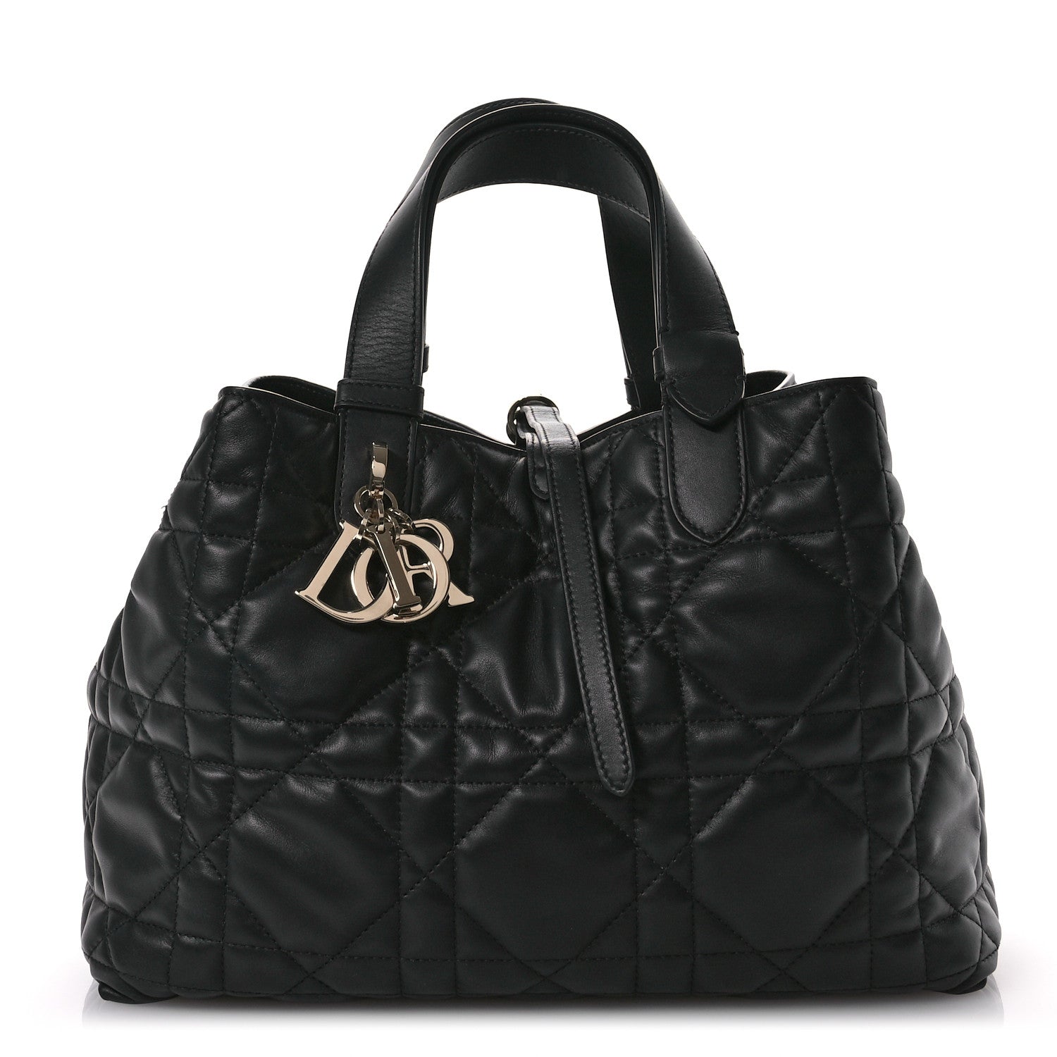Christian Dior Calfskin Macrocannage Medium Toujours Black 1 of 13