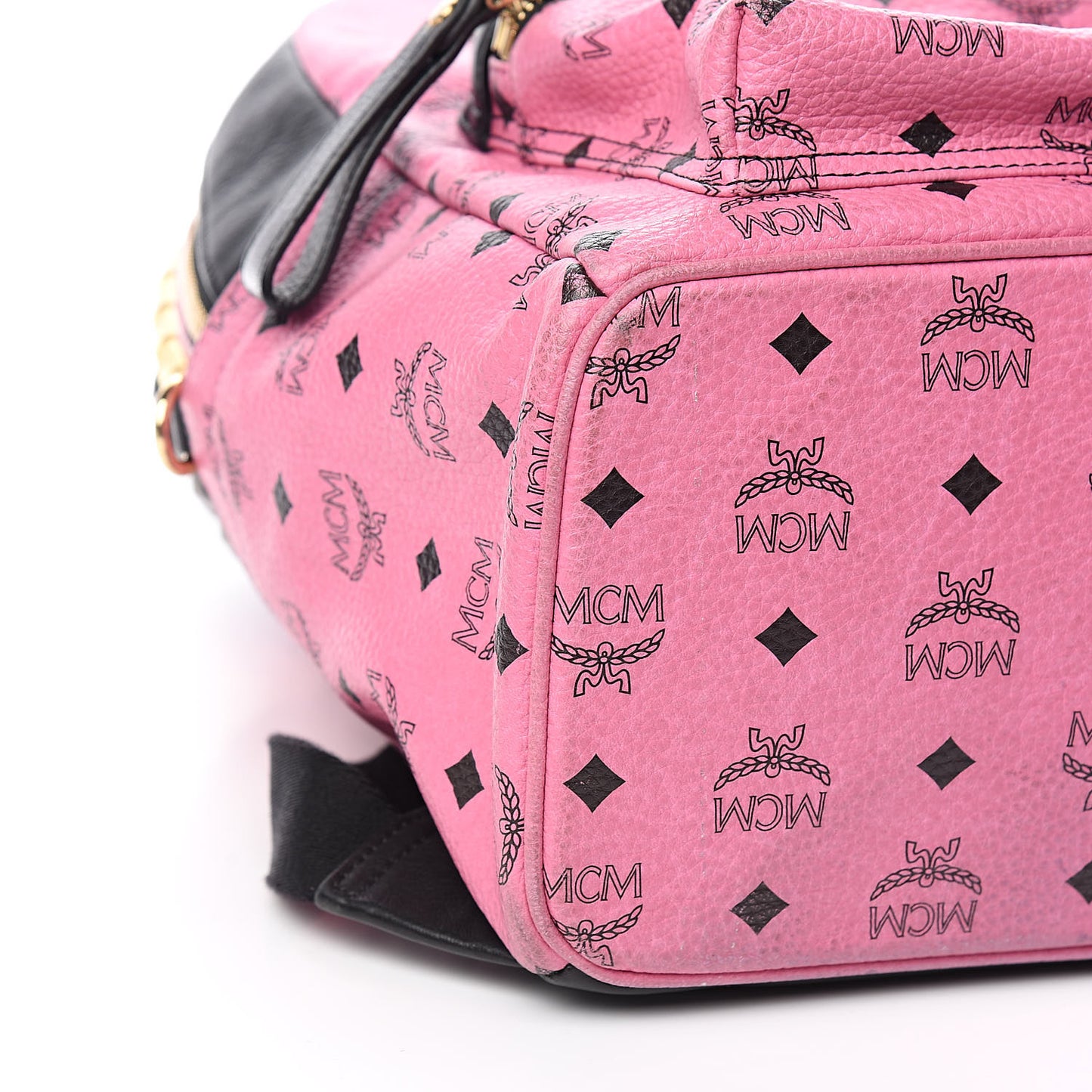 Visetos Studded Colorblock Stark Brock Backpack Pink Black