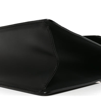 Gucci Calfskin Medium Sylvie Top Handle Bag Black 10 of 10