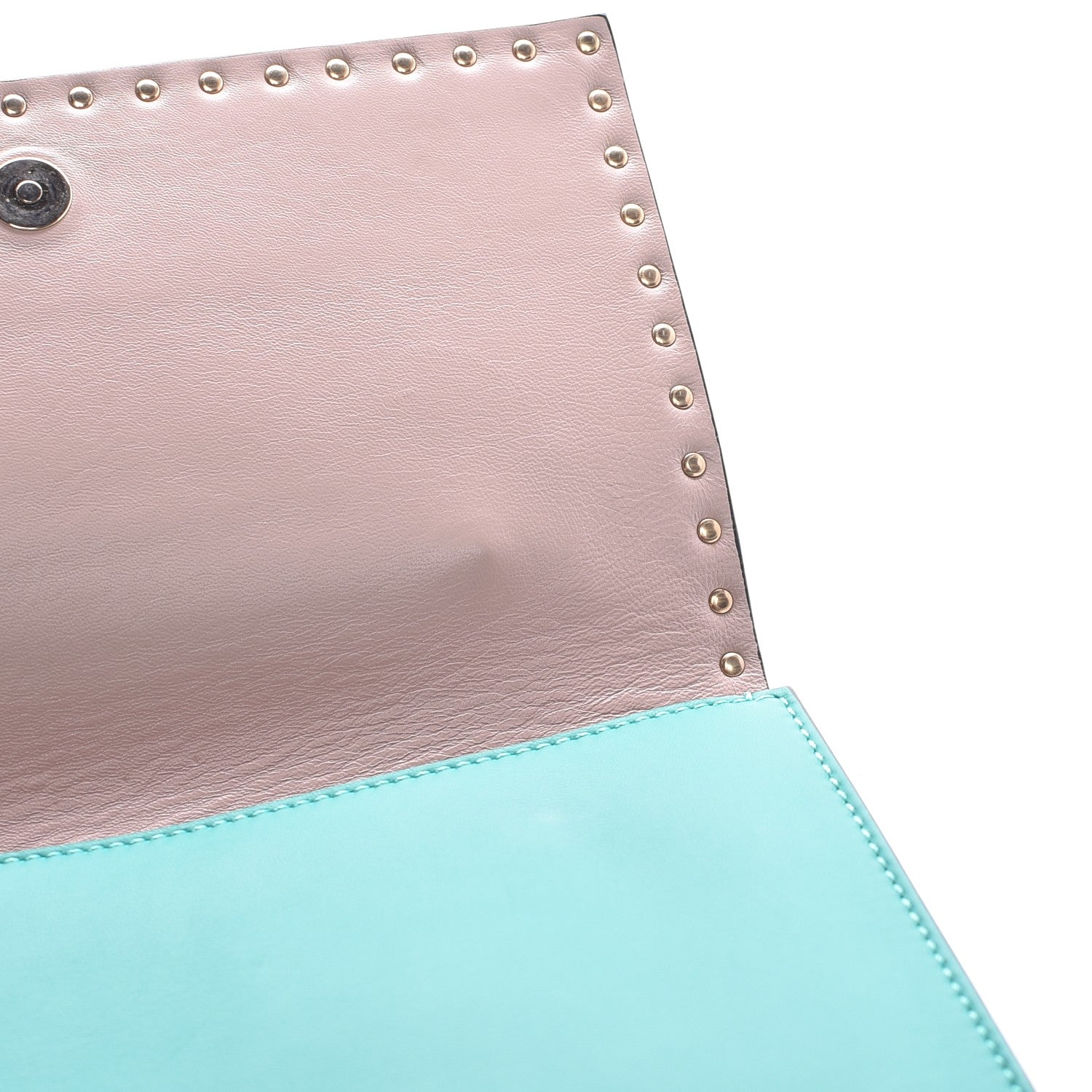 Valentino Garavani Nappa Rockstud Wristlet Clutch Colibri 8 of 8