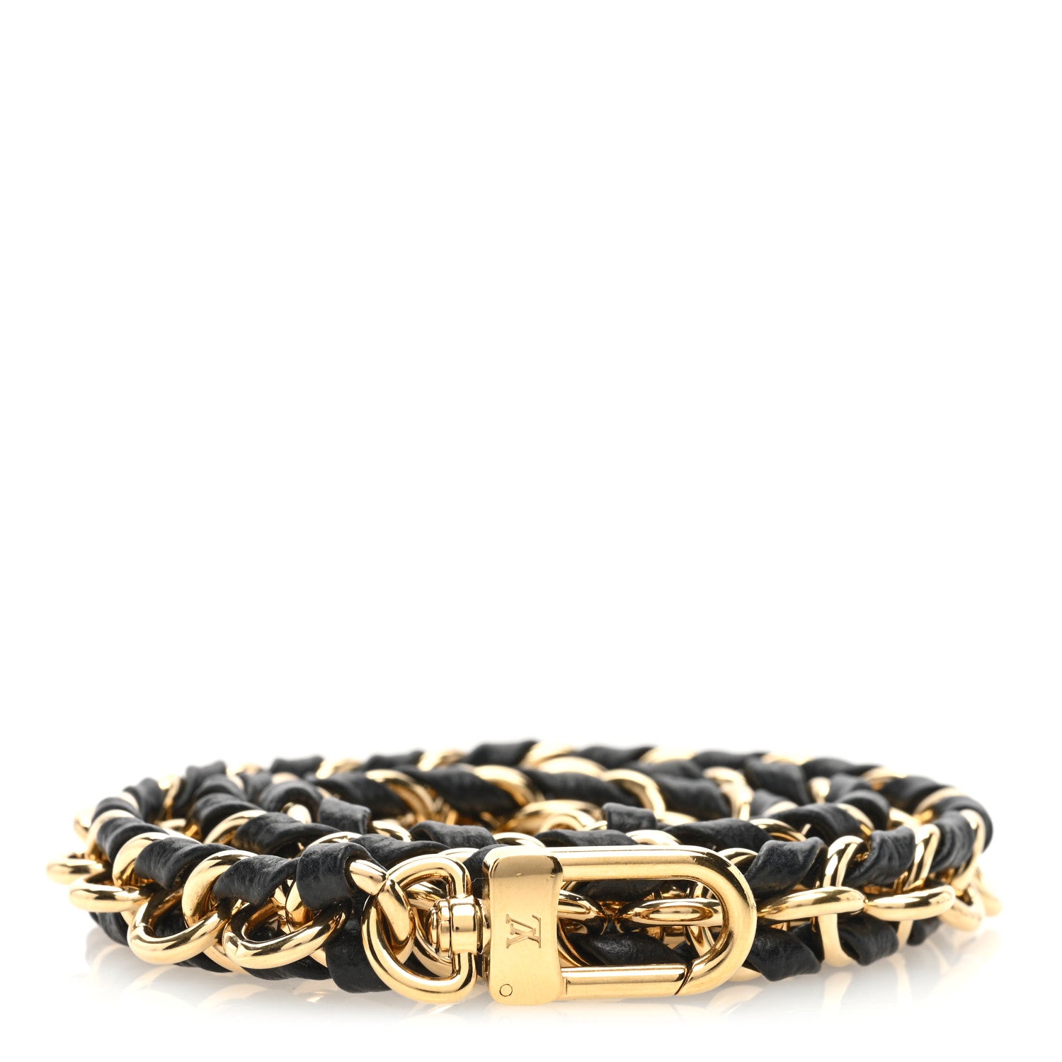 Louis Vuitton Calfskin Multi Pochette Chain Shoulder Strap Black Gold 1 of 3