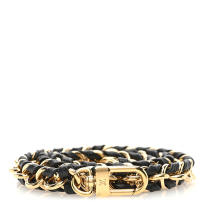 Louis Vuitton Calfskin Multi Pochette Chain Shoulder Strap Black Gold 1 of 3