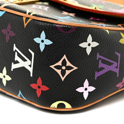Louis Vuitton Monogram Multicolor Sologne Black 9 of 29