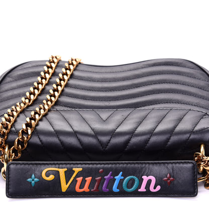 Louis Vuitton Calfskin New Wave Chain MM Black 16 of 17