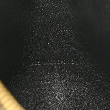 Saint Laurent Lambskin Small Calypso Pouch Black 7 of 8