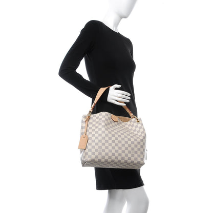 Louis Vuitton Damier Azur Graceful PM Beige 2 of 10