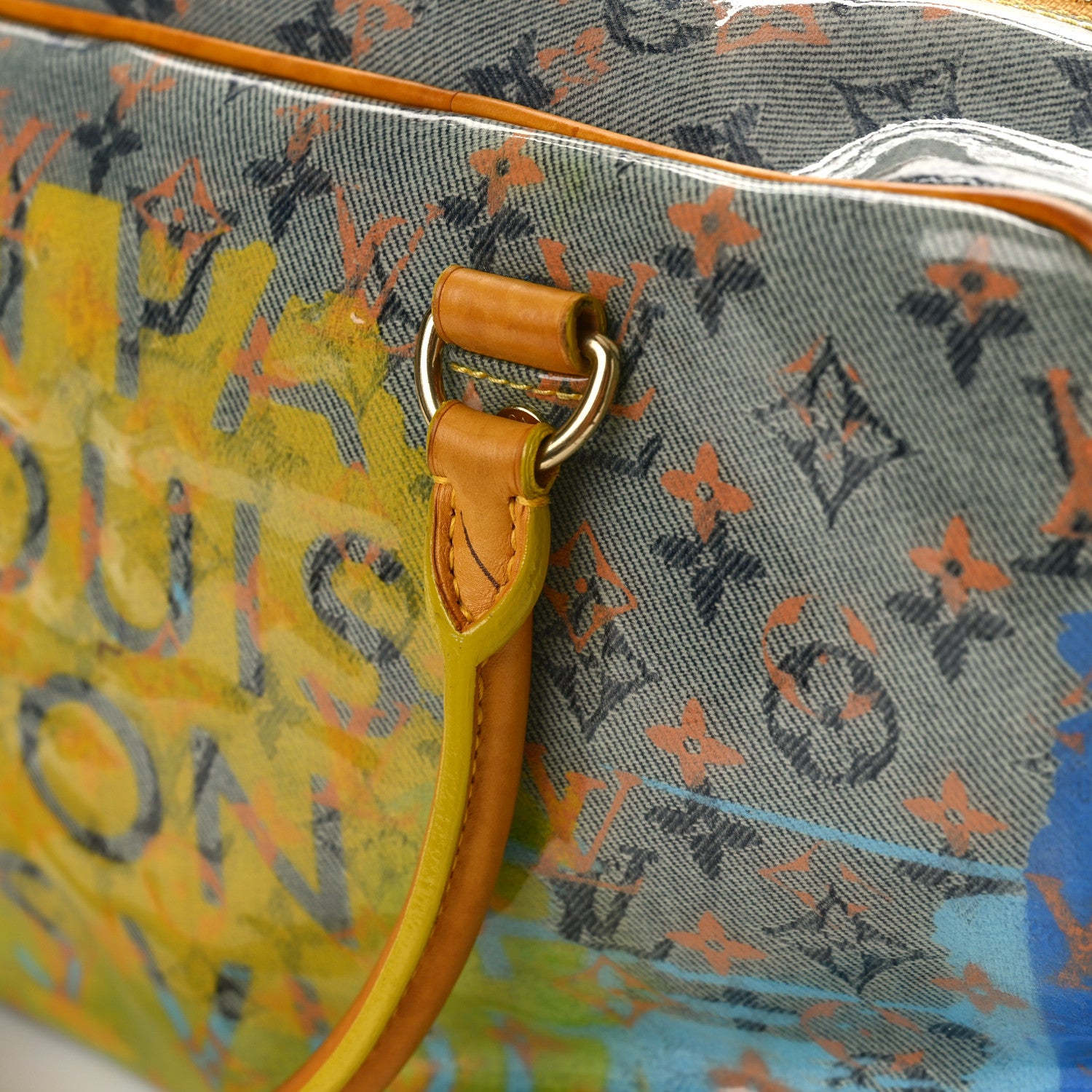 Louis Vuitton Monogram Pulp Defile Weekender PM Yellow 10 of 12