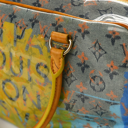 Louis Vuitton Monogram Pulp Defile Weekender PM Yellow 10 of 12