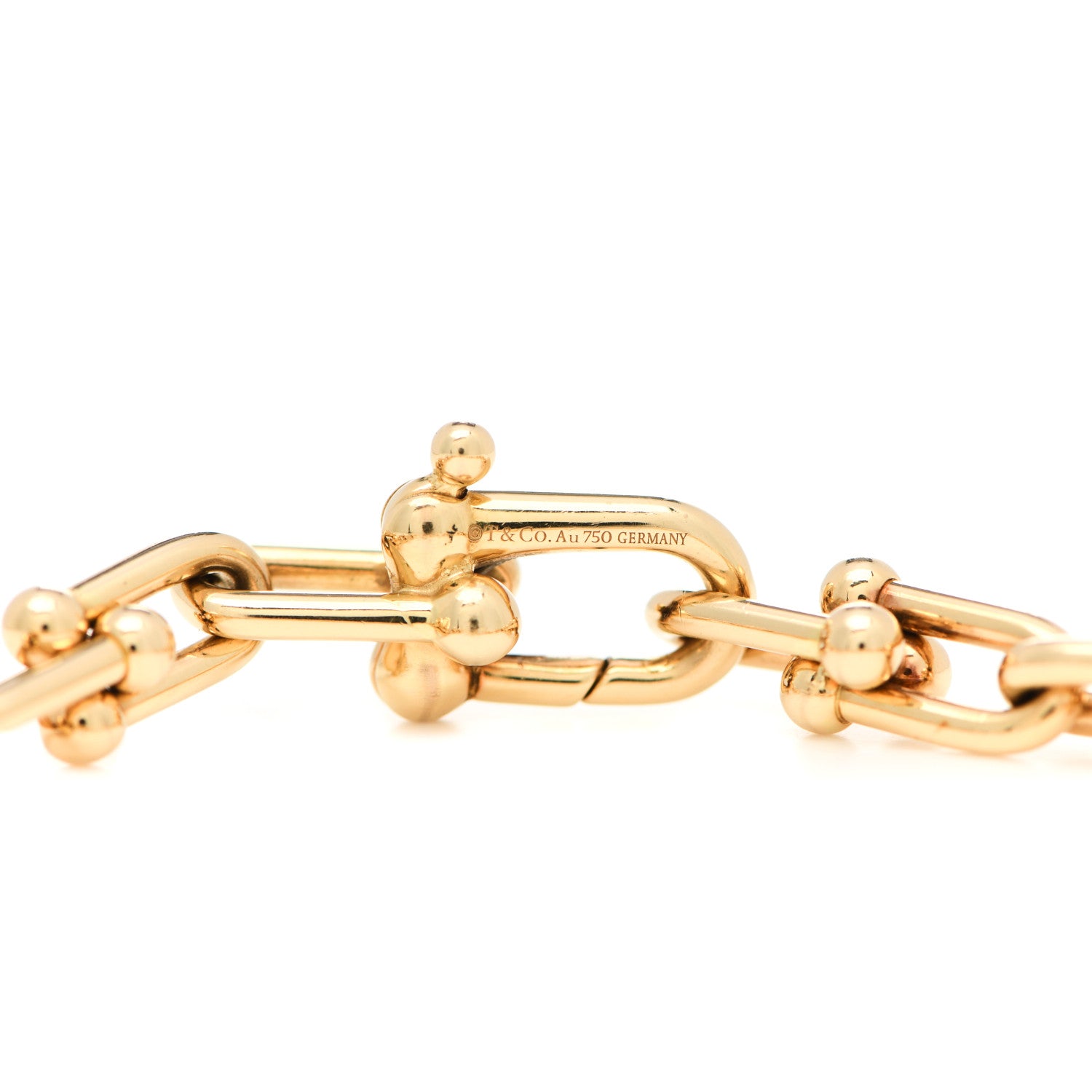 Tiffany 18K Yellow Gold Small HardWear Link Bracelet 3 of 4