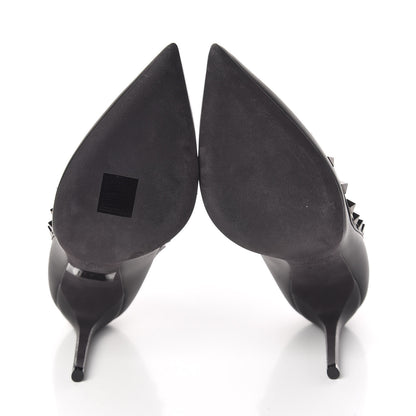 Valentino Garavani Nappa Rockstud 100mm Pumps 37.5 Black 5 of 9