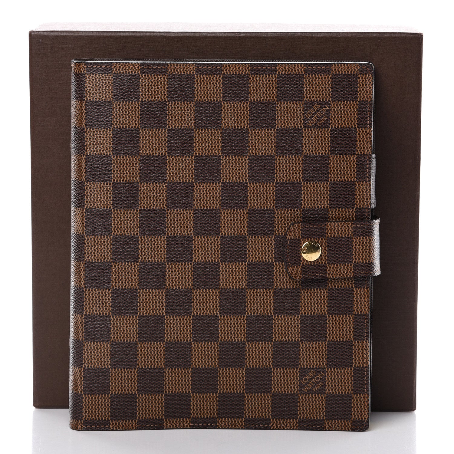 Louis Vuitton Damier Ebene Large Ring Agenda Cover 8 of 8