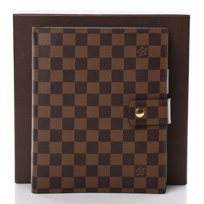 Louis Vuitton Damier Ebene Large Ring Agenda Cover 8 of 8