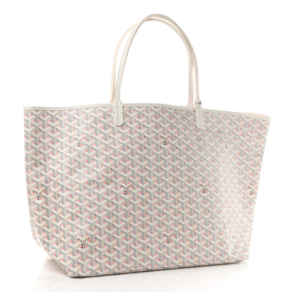 Goyard Goyardine Saint Louis Claire Voie GM White Pink 4 of 11