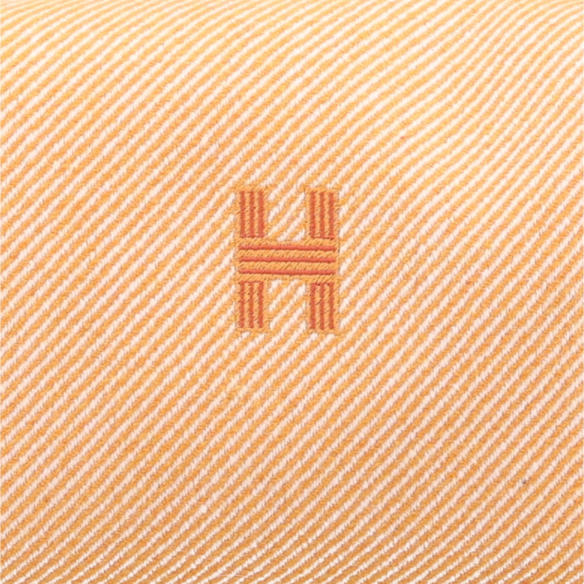 Hermes Merino Wool Large Au Carre Bride-A-Brac Pouch Fauve 7 of 9