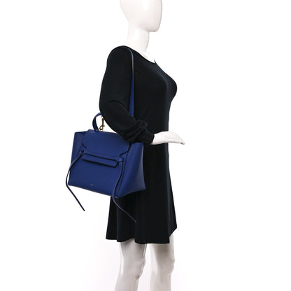 Celine Grained Calfskin Mini Belt Bag Indigo 3 of 7