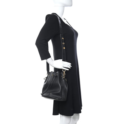 Fendi Vitello Grace Matte F is Fendi Grande Mon Tresor Bucket Bag Black 3 of 13