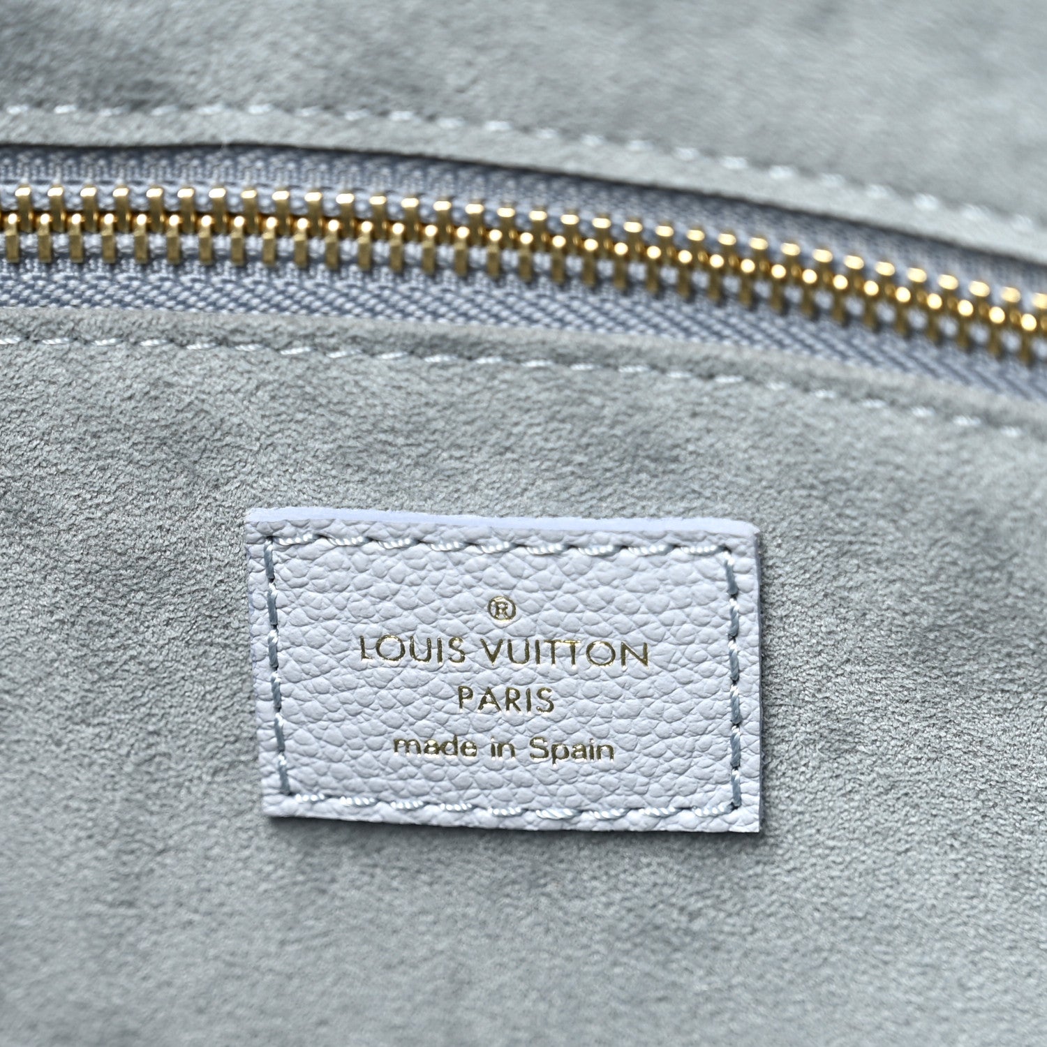 Louis Vuitton Empreinte Monogram Giant Neverfull MM Blue Hour 6 of 9