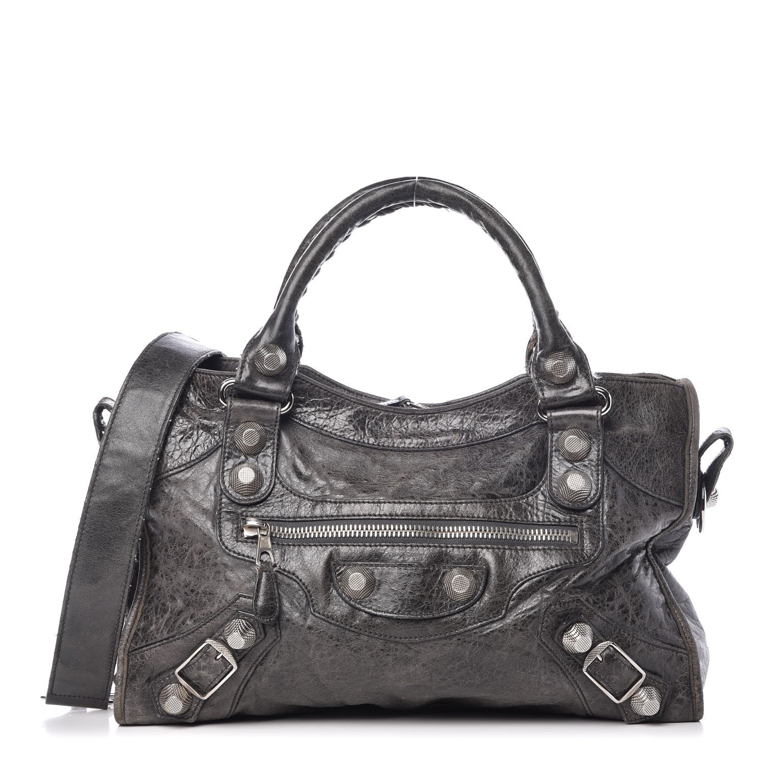 Balenciaga Agneau Giant 21 Silver Hardware City Anthracite 1 of 20