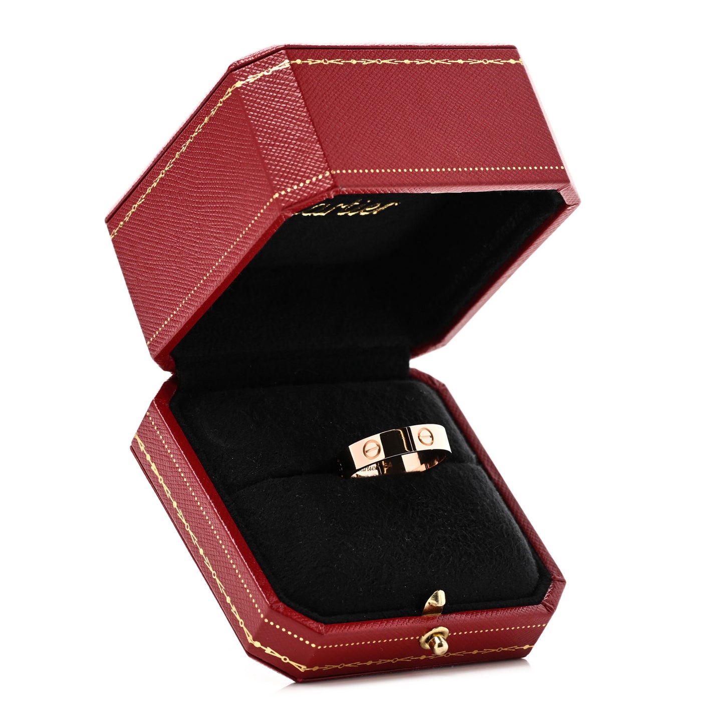 18K Pink Gold 5.5mm LOVE Ring 64 10.75