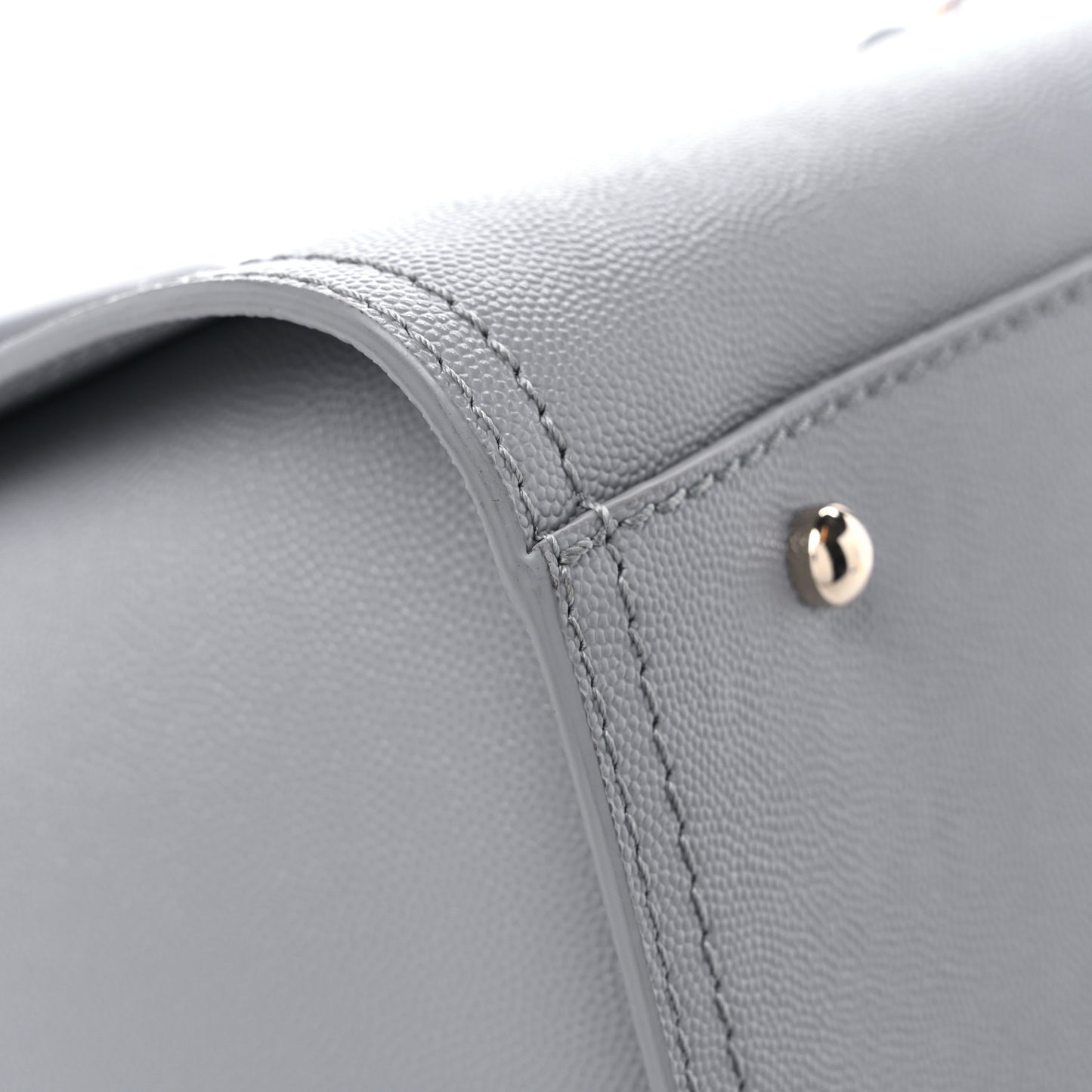 Caviar Studded Small Deauville Tote Grey