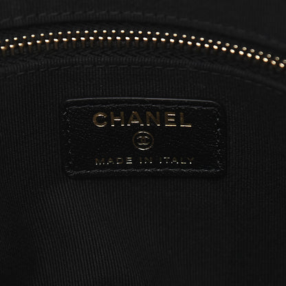 Chanel Nylon Grosgrain Quilted Lifestyle Convertible Clutch with Chain Black 7 of 12