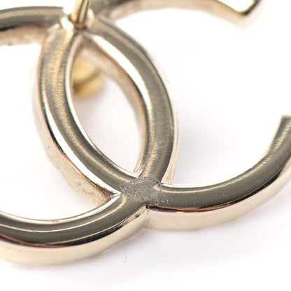 Chanel Baguette Crystal High Society CC Earrings Gold 4 of 5