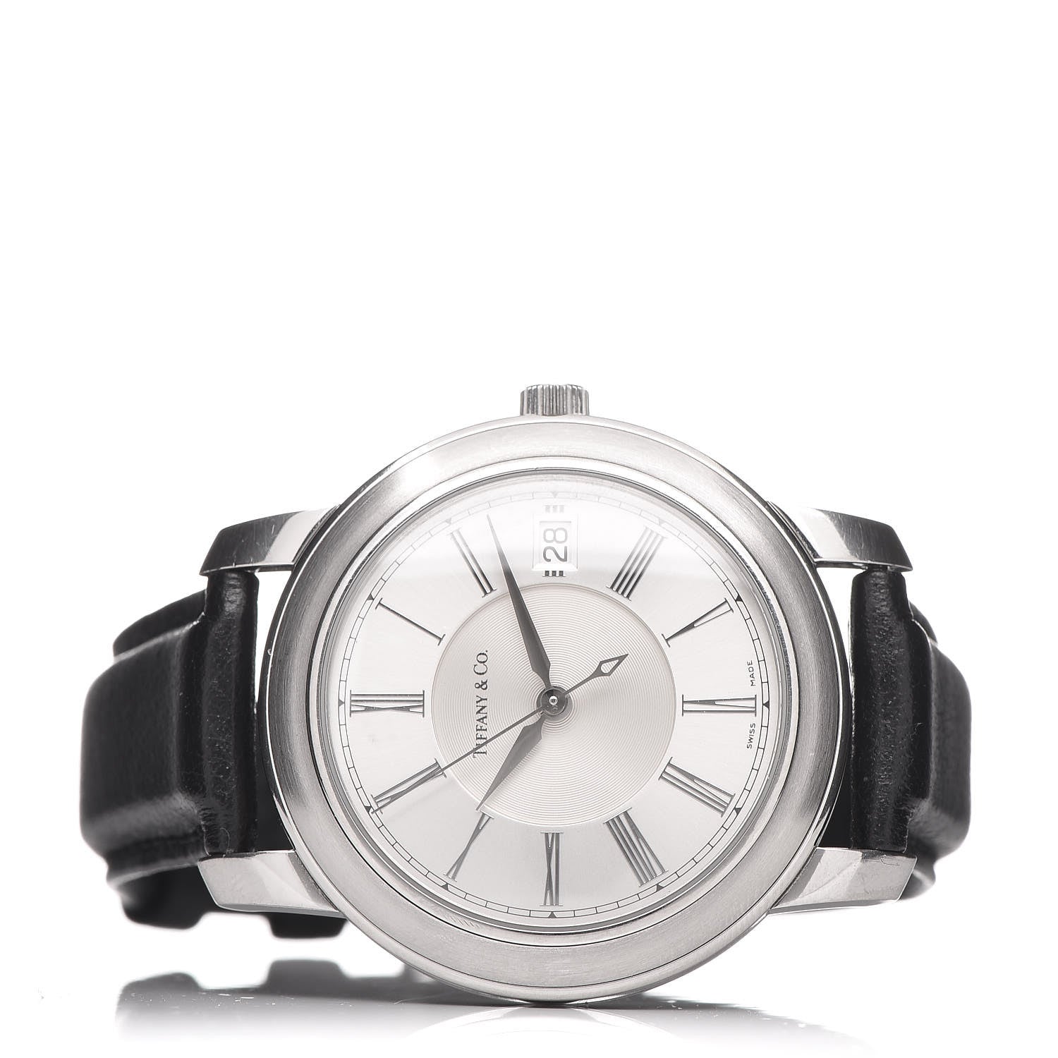 Tiffany Stainless Steel Calfskin 37mm Mark Resonator Automatic Watch 3 of 8
