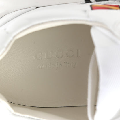 Gucci Calfskin Worldwide Womens Rhyton Sneakers 37 Great White 7 of 8
