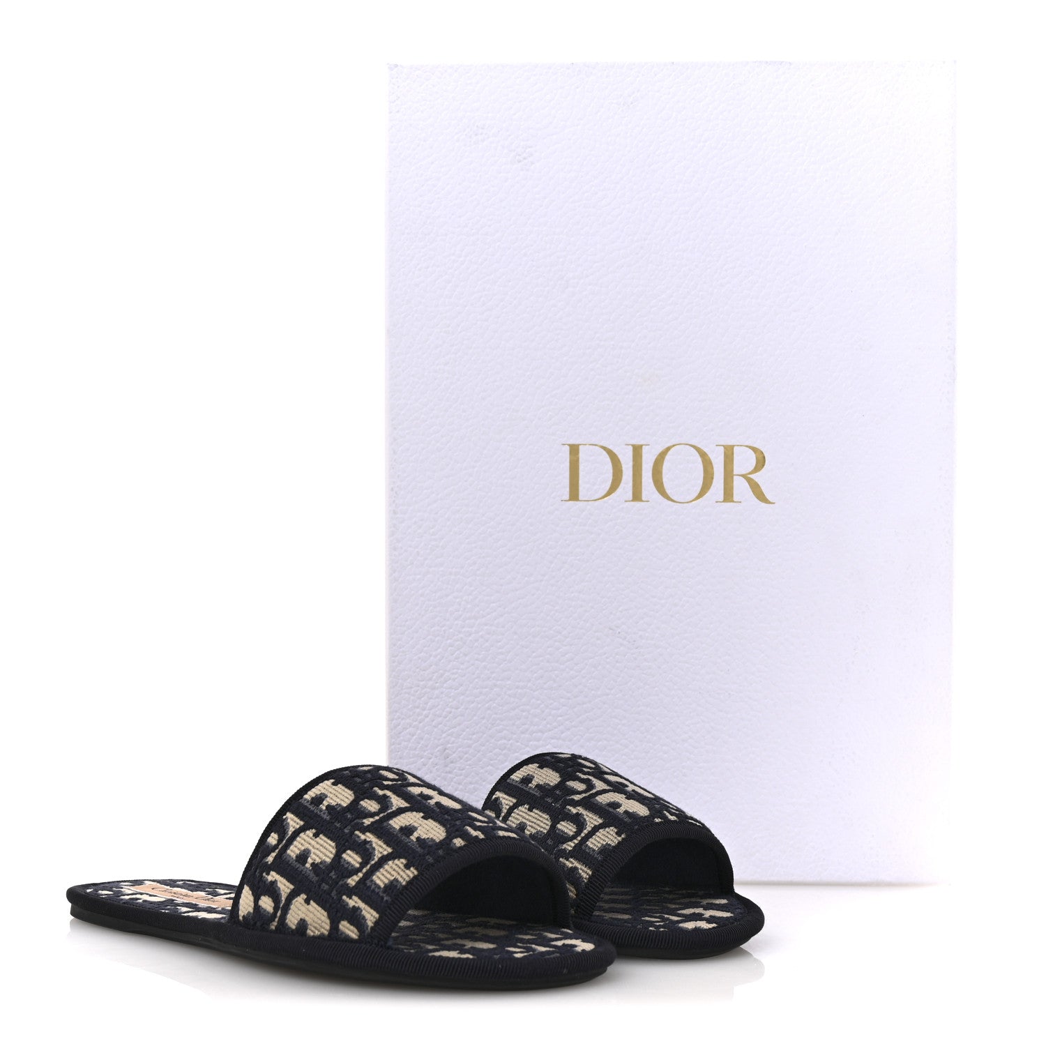 Christian Dior Velvet Oblique Chez Moi Sandal 36 Deep Blue 10 of 10