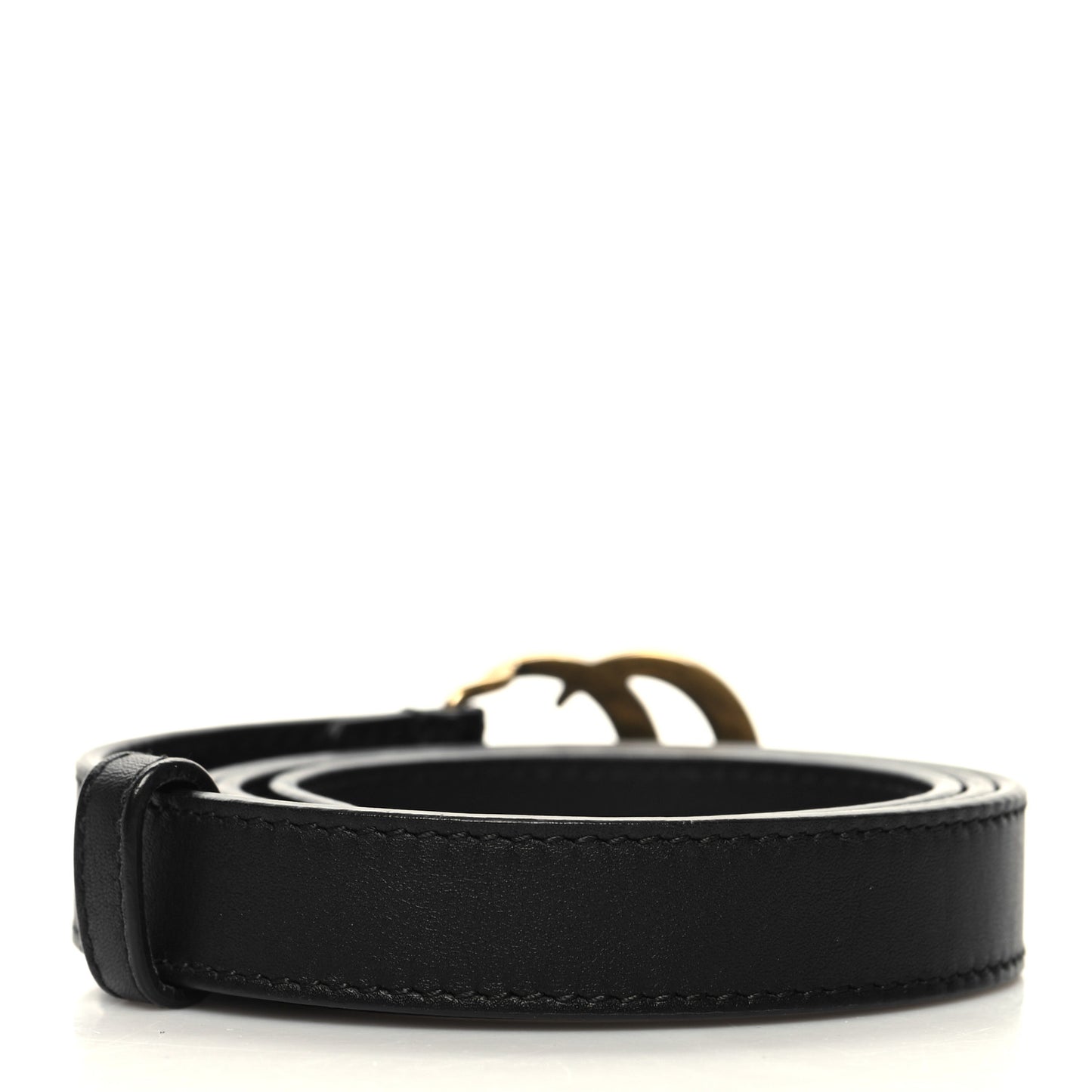 Calfskin Double G 20mm Belt 80 32 Black