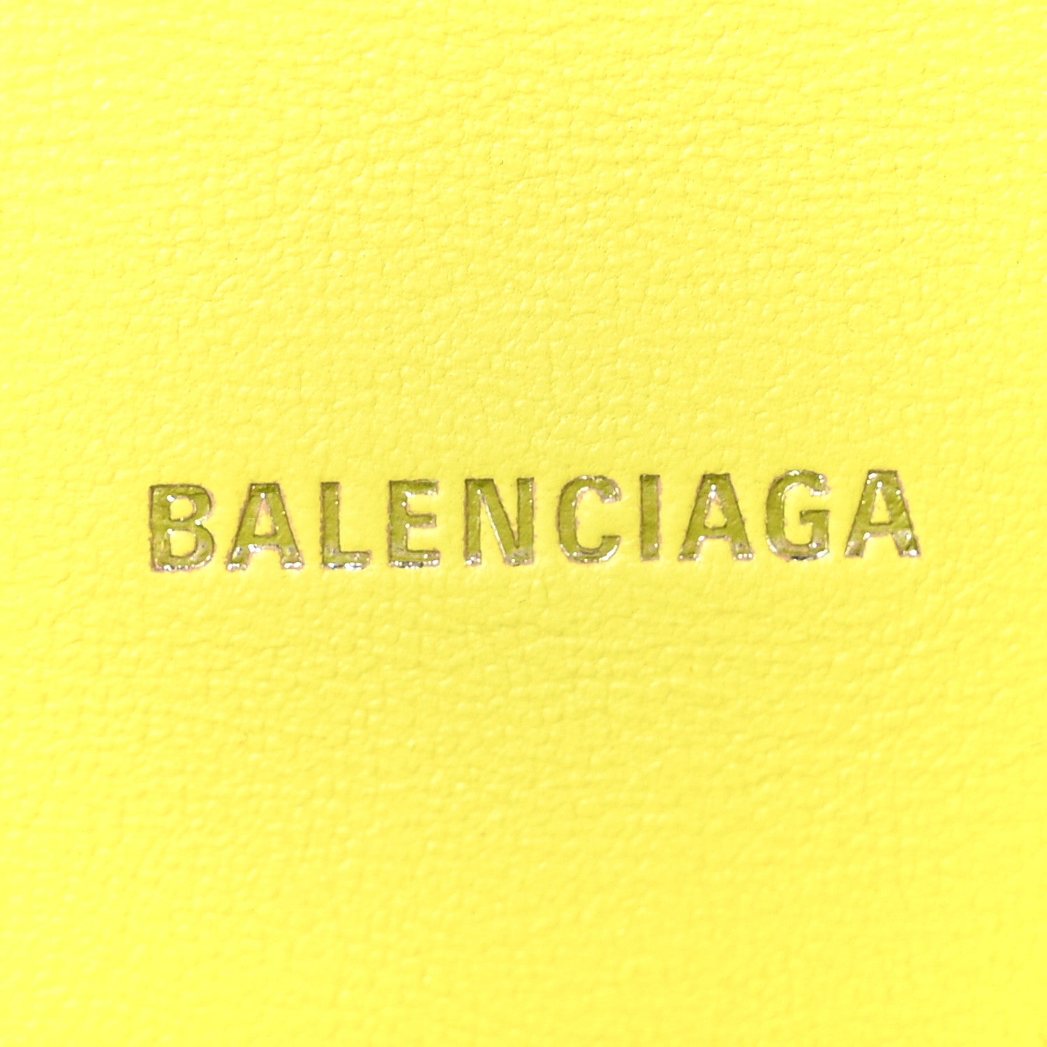 Balenciaga Shiny Box Calfskin Hourglass Top Handle Bag XS Lime 6 of 10