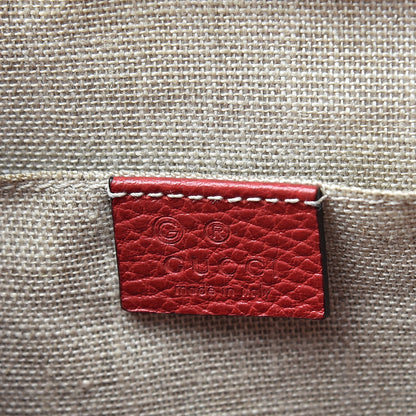 Gucci Monogram Mini Bree Messenger Bag Red 6 of 11