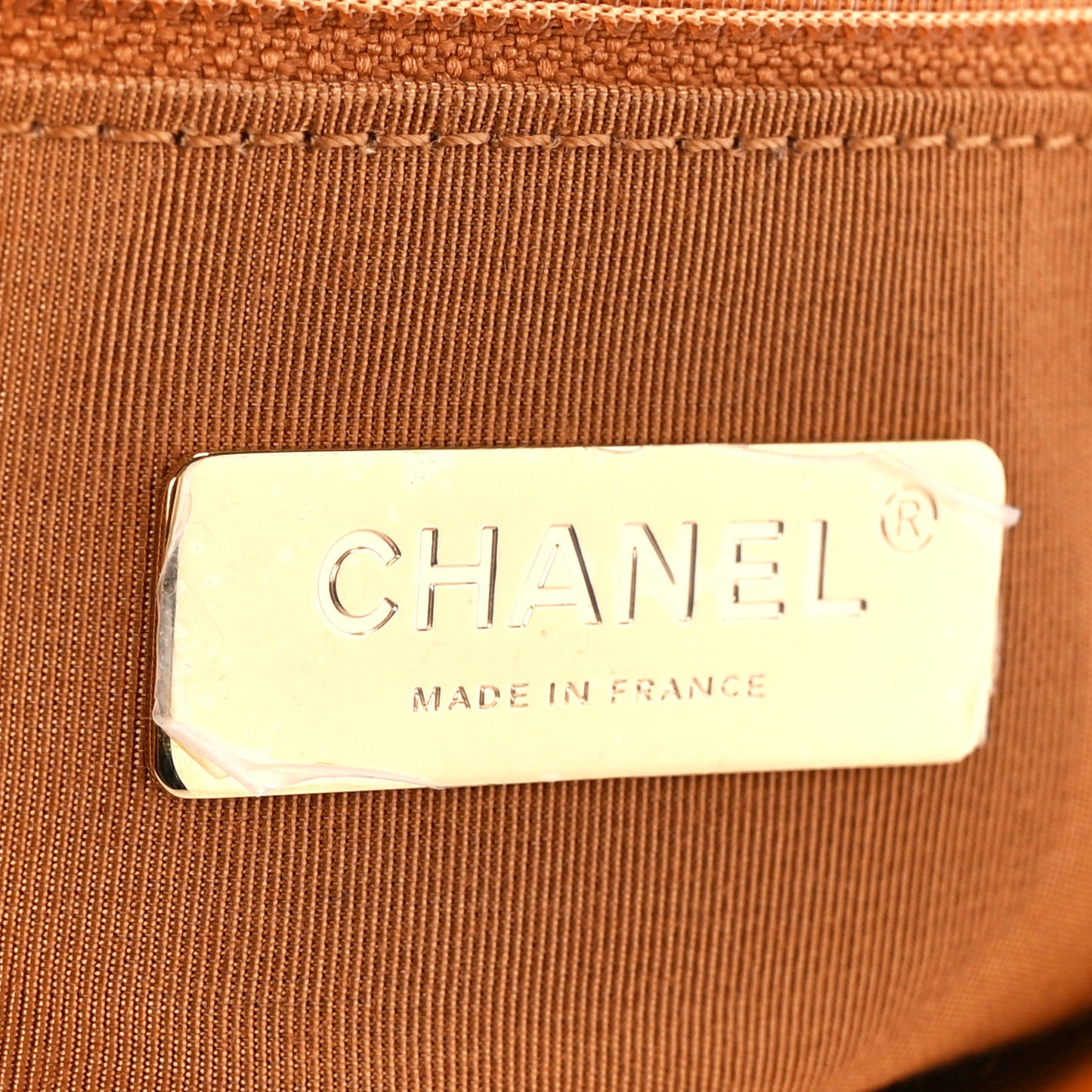 Lambskin Quilted Medium Chanel 19 Flap Light Brown